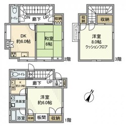 水谷東戸建の物件間取画像